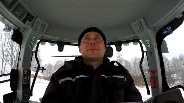 #мтз #клаас чистка полей в последний день зимы смотреть онлайн