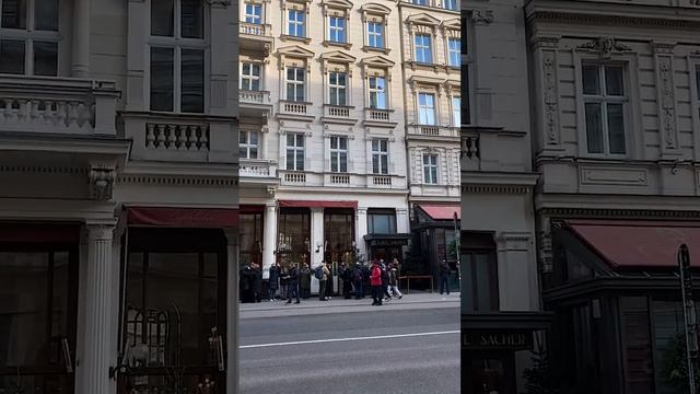 Vienna, Austria. Hotel Sacher. Cafe Sacher  #Shorts #Vienna #Wien