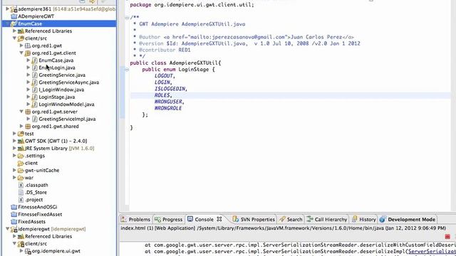 Debug Enum GWT SerializationPolicy Issue смотреть онлайн