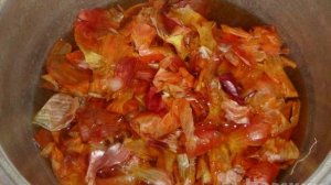 Сало в луковой шелухе с соевым соусом