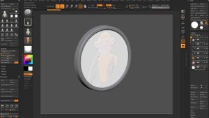 ZBrush 2022 - Bas Relief Alpha and Project - turn any creation into a relief sculpt easily!
