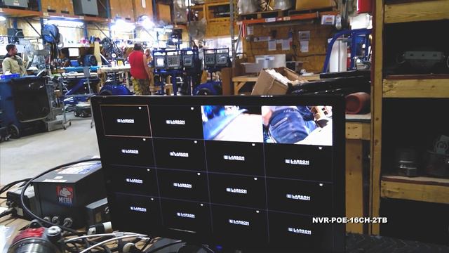 Network Video Recorder - 2TB - 16 Channels - 100/240V AC - POE