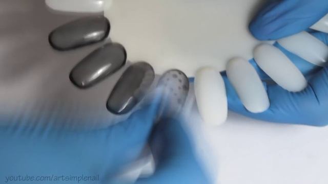 Дизайн ногтей колготки гель-лаком - 4 идеи. Маникюр черная вуаль смотреть онлайн