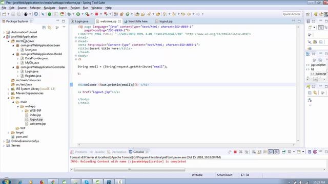 Java web application development tutorial || login and logout in java using session смотреть онлайн