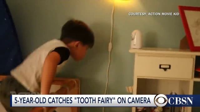 5-year-old boy "catches" the Tooth Fairy смотреть онлайн