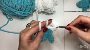 Снеговик в венке 1 часть по мк от Светланы Тусовски