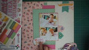 Always Be A Princess - 12x12 Scrapbook Layout - Scrapbooking Process - HTKAKWS