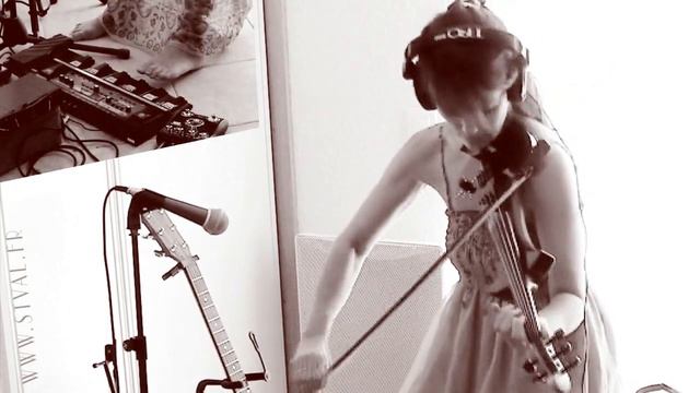Loop song #3: Electric violin,accordina, guitar, percussion & Loopstation RC-300 (improvisation) смотреть онлайн