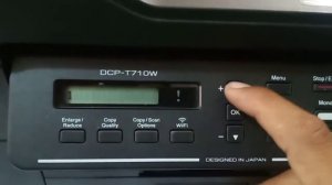 Reset printer brother DCP-T710W.