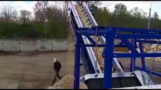 Шредер для щепы топливной