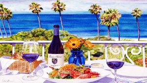 Солнечные акварели художницы Кары Браун (Cara Brown)..