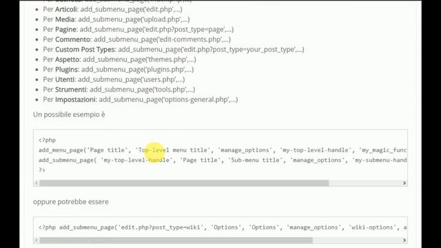 Wordpress Tutorial Lezione 6.3 Amministrazione Menu смотреть онлайн
