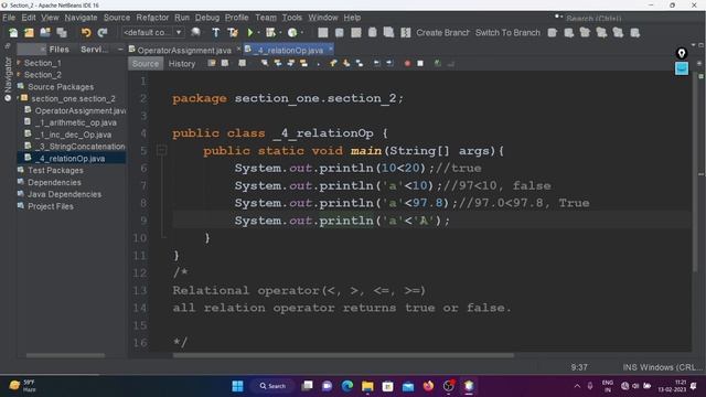#29- Relational Operator | Learn Complete #java in Hindi | Java Standard Edition