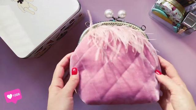 DIY ВЕЧЕРНЯЯ СУМОЧКА своими руками|мастер класс СТЕГАНАЯ БАРХАТНАЯ сумка ВЫКРОЙКА ПОД ЛЮБОЙ ФЕРМУАР