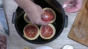 Кабачок в мультиварке Фаршированные кабачки c мясом (в мультиварке)