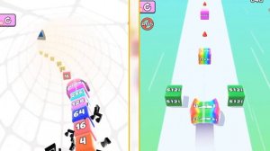 ⛹️Jelly Run 2048 (New Update) vs jelly tube run 2048 Gameplay Walkthrough Mobile