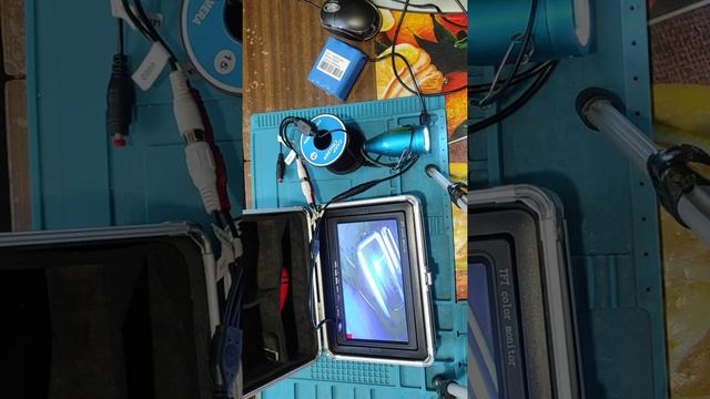 Камера для ловли рыбы CC7-IR\W15S обзор. смотреть онлайн