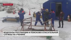 Сотрудники Росгвардии и Поисково-спасательной службы Ленобласти провели совместные подводные учения