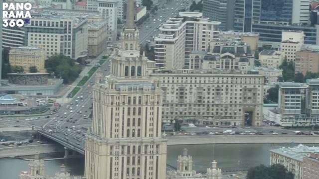 Гостиница «Украина». Достопримечательности с высоты 327 метров. Смотровая площадка PANORAMA360.