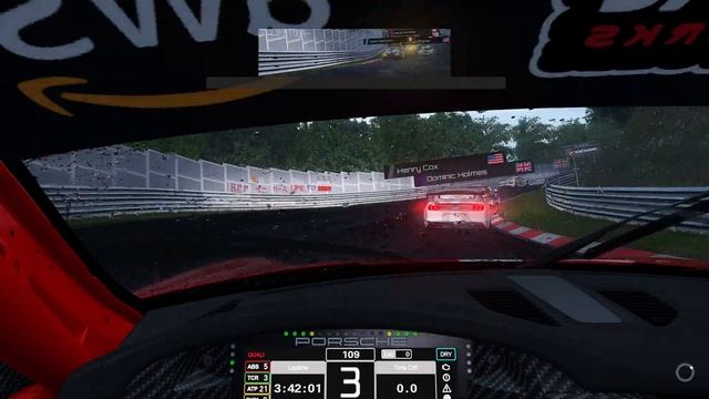 Porsche 911 GT3 CUP 992| Assetto Corsa | Nordschleife Tourist WET смотреть онлайн