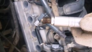 Toyota Porte 2009  замена свечей