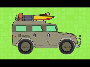 Для малышей  Полноприводный Внедорожник 4х4  паззл