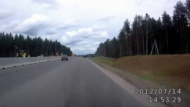 Новое Приозерское шоссе, 1920x1080 30 к/с видеорегистратор смотреть онлайн