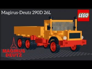 Magirus-Deutz 290D 26L из LEGO