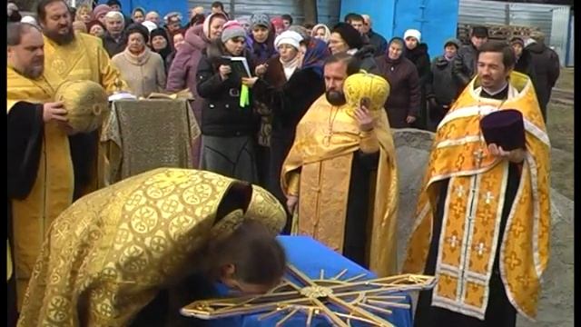 Освящение и установка креста на купол 2013 смотреть онлайн