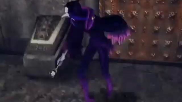 Чувак дед инсайд из игры Devil May Cry созданная CapCom. стреляет в дурака (джокера) смотреть онлайн