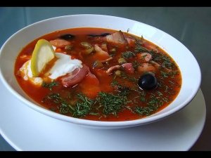 Солянка сборная мясная /Простой рецепт вкусной солянки.