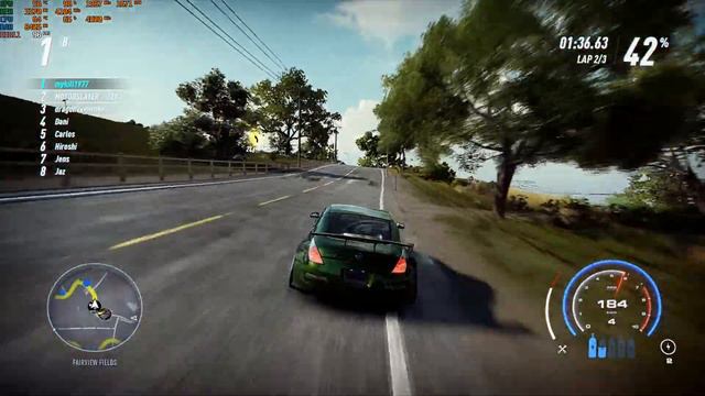 Need for Speed Heat - rollercoaster....w/ the iconic car of nfsu2 смотреть онлайн