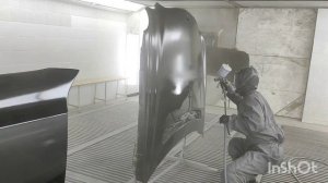 нанесение черной базы IWATA LS 400 1.4 HD