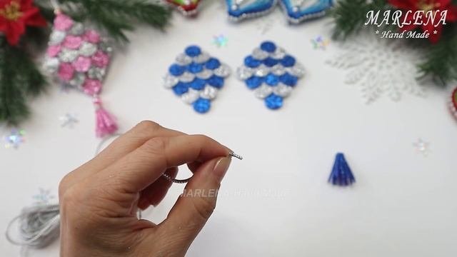 ? ИГРУШКИ из ФОАМИРАНА на ЕЛКУ своими руками ? Christmas Ornaments DIY