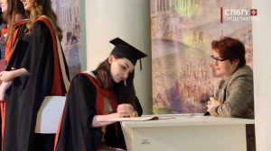 Новости СПбГУ: Вручение дипломов выпускникам Факультета  стоматологии и медицинских технологий.