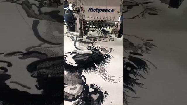 CNC Embroidery machine for LOGO\PATTERN embroider of Richpeace