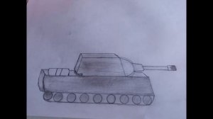 Как нарисовать танк Е 100. Мультики про танки