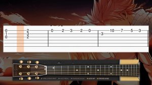 Fairy Tail - Sad Theme - Guitar tutorial (TAB)