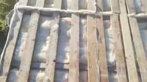 2 этап пол , фундамент из покрышек