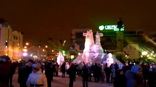 Липецк фонтан зимой смотреть онлайн