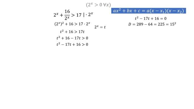 Сможешь решить показательное неравенство? смотреть онлайн