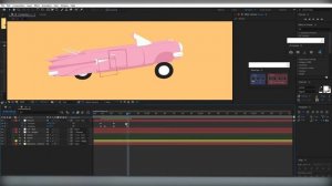 Анимация машины. Мини урок After Effects.