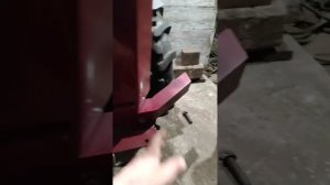 Доработки по мотоблоку, и отвал лопата для чистки снега.