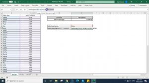 Using the Excel AVERAGE and AVERAGEIFS Functions