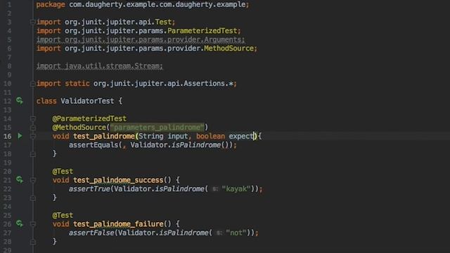 Daugherty ProTip: Parameterized Tests