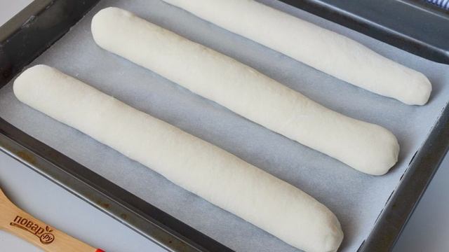 Багет с сыром и чесноком