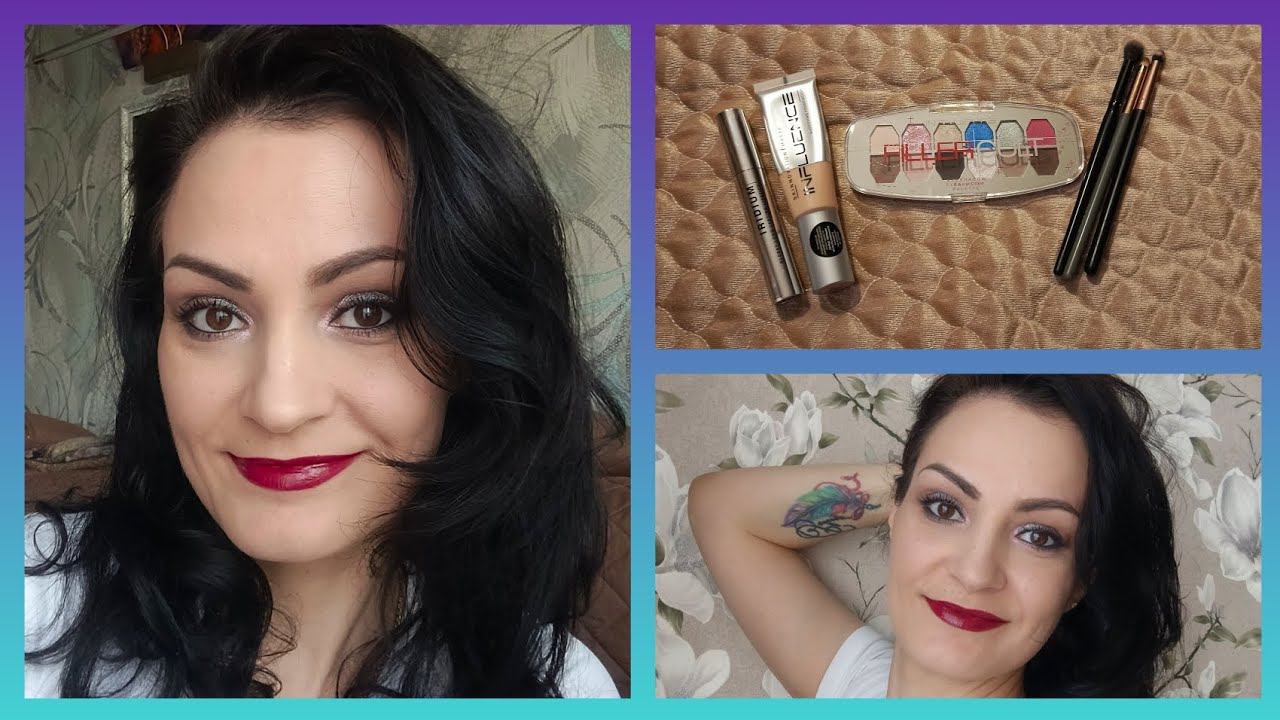 Макияж палеткой Influence Filler Cult❤️ Вариант 1 #собирайсясомной #макияжглаз #makeup #influence