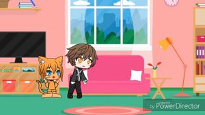 Он она и её кот (Gacha life)