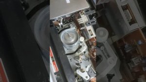 Работа лентопротяжного механизма Sony SLV-SF99