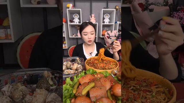 Chinese Food Mukbang Eating Show  중국음식, 먹방먹방  การแสดงอาหารจีน Mukbang eat fat meat EP03